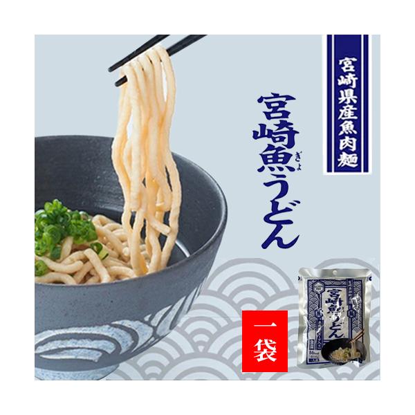 たけしの家庭の医学で放送された宮崎の魚うどん 食塩・1袋220g入・シイラ