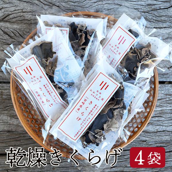 乾燥きくらげ 宮崎県産 15g×4袋 スーパーフード きくらげ茶 ダイエット 味噌汁 ネコポス送料無料
