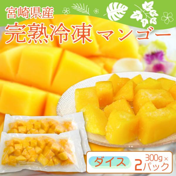 宮崎県産冷凍マンゴー 2袋・配送・冷凍配送