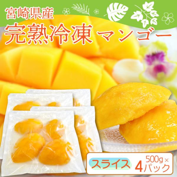 宮崎県産冷凍マンゴー 発送・宮崎産・冷凍品
